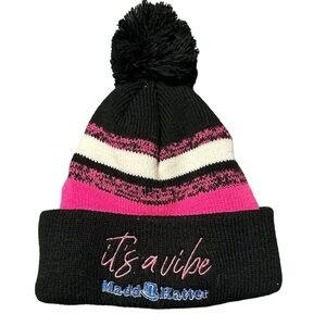 It’s a Vibe — Mad Hatter Hat with Pom Pom